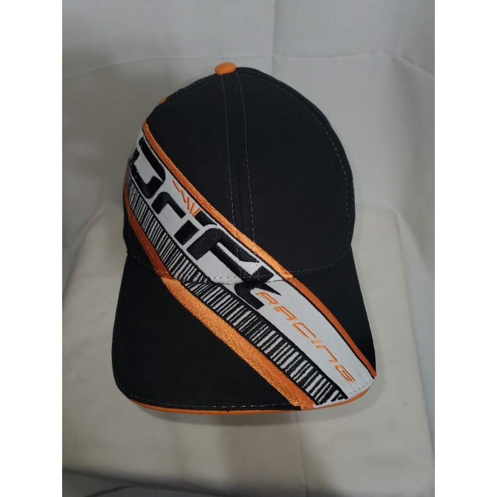 Drift Racing Smoke Hat Cap Black And Orange 100% Cotton Baseball Trucker Hat